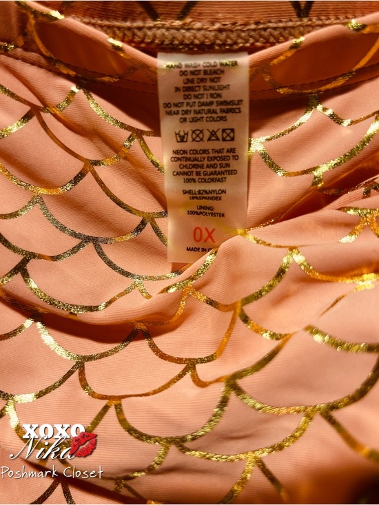 Mermaid Scale Two-Piece Swim Set - Size OX - Picture 5 of 5